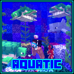 logo for Aquatic Addon MCPE