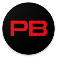 logo for PitchBlack Origins Dark Black Substratum Theme Patched