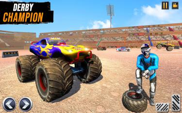 screenshoot for Real Monster Truck Demolition Derby Car Games