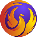 logo for Phoenix Browser  -Video Download, Private & Fast