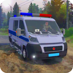 logo for Offroad Police Van Driver Simulator