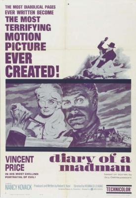 poster for Diary of a Madman 1963