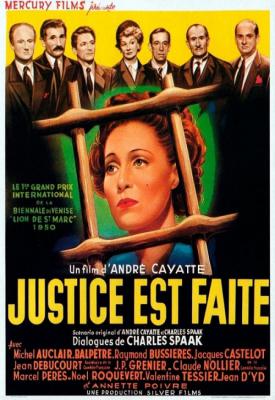 poster for Justice Is Done 1950