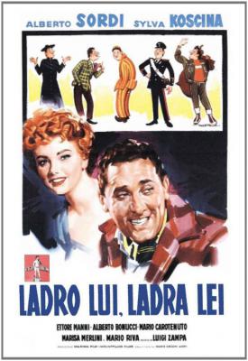 poster for Ladro lui, ladra lei 1958