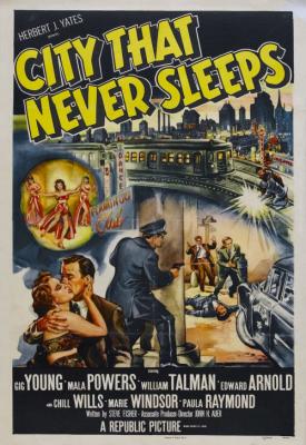 poster for City That Never Sleeps 1953
