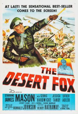 poster for The Desert Fox: The Story of Rommel 1951