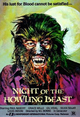 poster for Night of the Howling Beast 1975