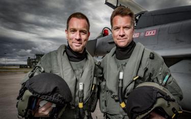 screenshoot for RAF at 100 with Ewan and Colin McGregor