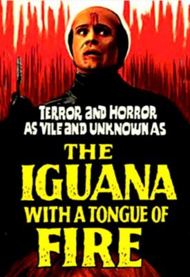 poster for The Iguana with the Tongue of Fire 1971