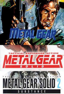 poster for Metal Gear: Tri-Pack Metal Gear + Metal Gear Solid/VR + Metal Gear Solid 2: Substance