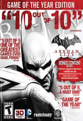 poster for Batman: Arkham City - Game of The Year Edition