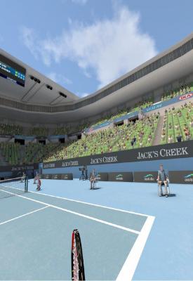 poster for First Person Tennis - The Real Tennis Simulator